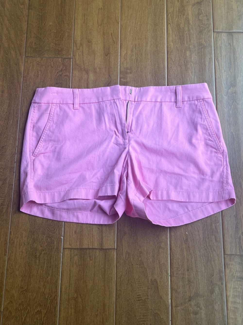 J. Crew Women's Pink Cotton Chino 3.5” Shorts